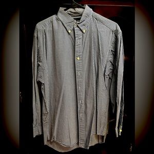 Men’s Ralph Lauren Polo navy/white checked shirt